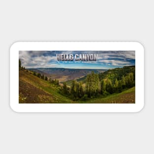 Hells Canyon Overlook Sticker